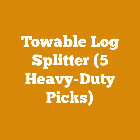 Towable Log Splitter (5 Heavy-Duty Picks)