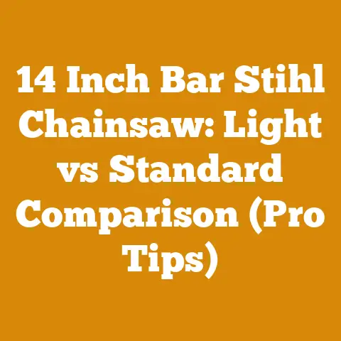 14 Inch Bar Stihl Chainsaw: Light vs Standard Comparison (Pro Tips)