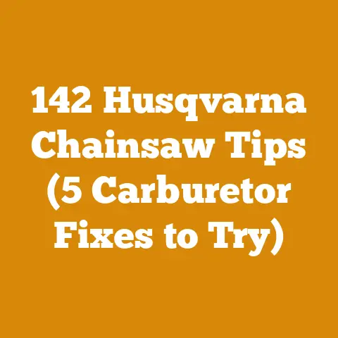 142 Husqvarna Chainsaw Tips (5 Carburetor Fixes to Try)