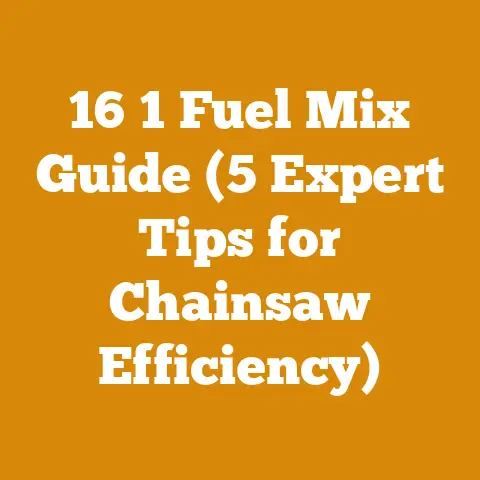 16 1 Fuel Mix Guide (5 Expert Tips for Chainsaw Efficiency)