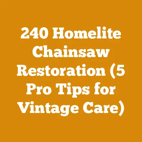 240 Homelite Chainsaw Restoration (5 Pro Tips for Vintage Care)