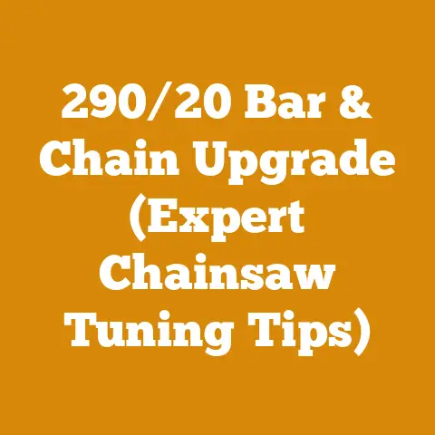 290/20 Bar & Chain Upgrade (Expert Chainsaw Tuning Tips)