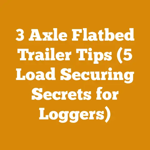 3 Axle Flatbed Trailer Tips (5 Load Securing Secrets for Loggers)