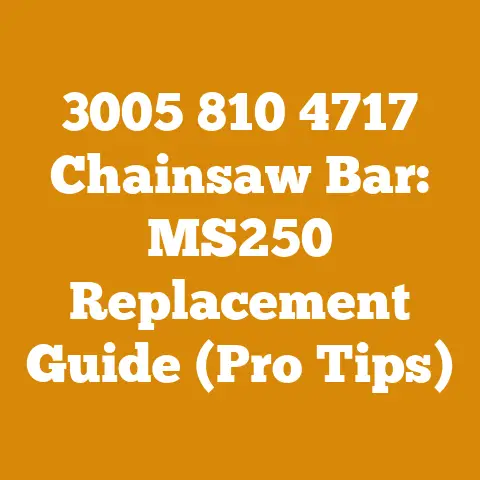 3005 810 4717 Chainsaw Bar: MS250 Replacement Guide (Pro Tips)