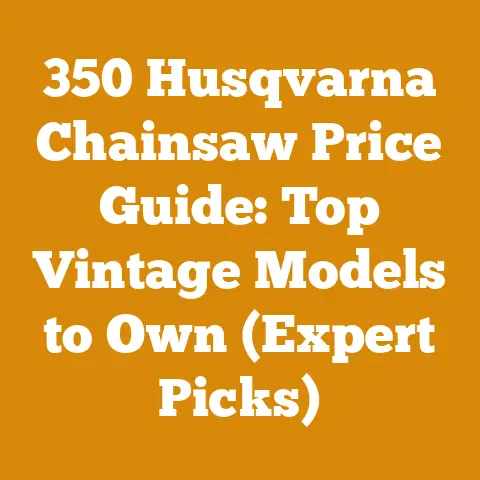 350 Husqvarna Chainsaw Price Guide: Top Vintage Models to Own (Expert Picks)