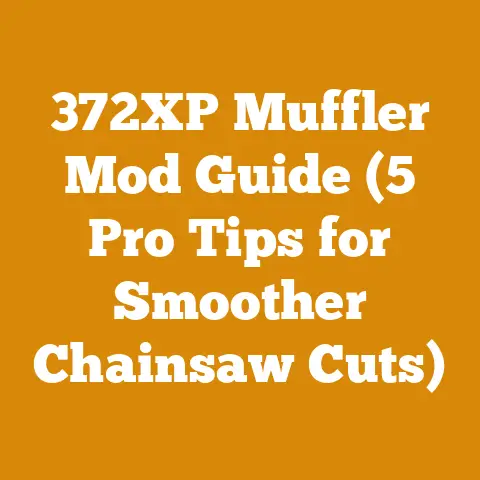 372XP Muffler Mod Guide (5 Pro Tips for Smoother Chainsaw Cuts)