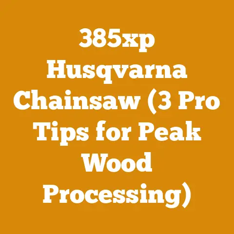 385xp Husqvarna Chainsaw (3 Pro Tips for Peak Wood Processing)