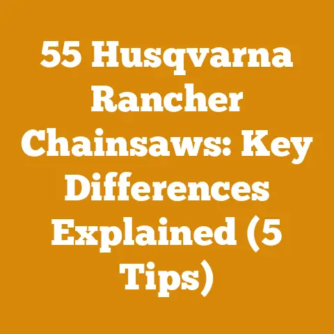 55 Husqvarna Rancher Chainsaws: Key Differences Explained (5 Tips)
