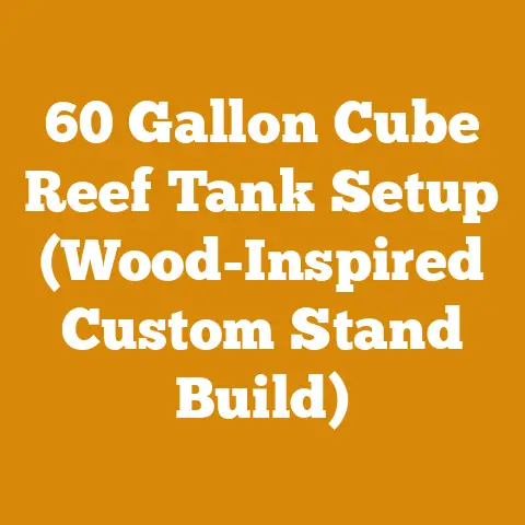 60 Gallon Cube Reef Tank Setup (Wood-Inspired Custom Stand Build)