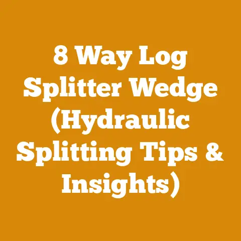 8 Way Log Splitter Wedge (Hydraulic Splitting Tips & Insights)