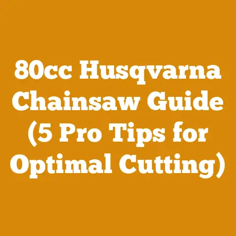 80cc Husqvarna Chainsaw Guide (5 Pro Tips for Optimal Cutting)