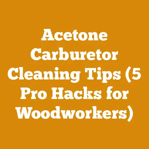 Acetone Carburetor Cleaning Tips (5 Pro Hacks for Woodworkers)