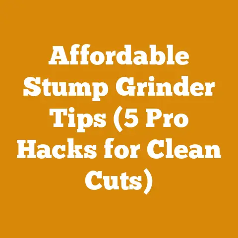 Affordable Stump Grinder Tips (5 Pro Hacks for Clean Cuts)