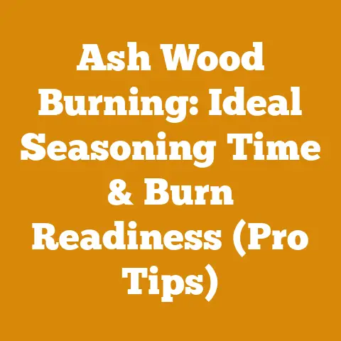 Ash Wood Burning: Ideal Seasoning Time & Burn Readiness (Pro Tips)