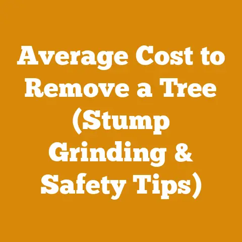Average Cost to Remove a Tree (Stump Grinding & Safety Tips)