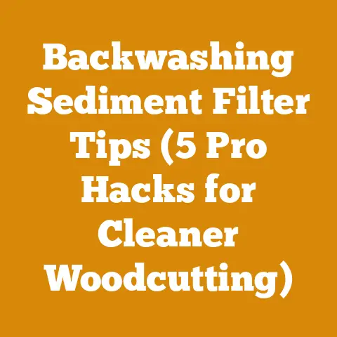 Backwashing Sediment Filter Tips (5 Pro Hacks for Cleaner Woodcutting)