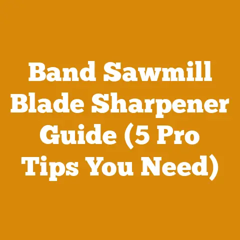 Band Sawmill Blade Sharpener Guide (5 Pro Tips You Need)