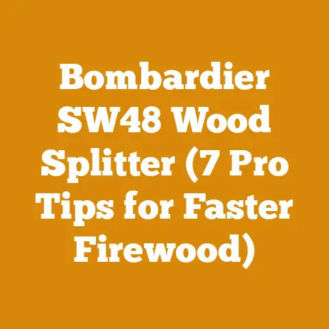 Bombardier SW48 Wood Splitter (7 Pro Tips for Faster Firewood)