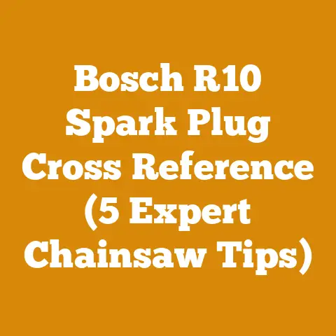 Bosch R10 Spark Plug Cross Reference (5 Expert Chainsaw Tips)