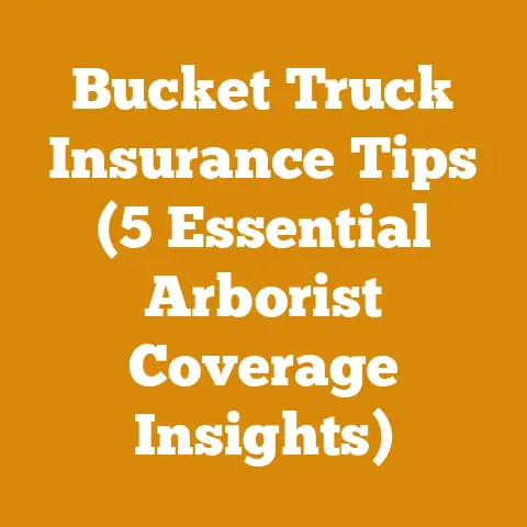 Bucket Truck Insurance Tips (5 Essential Arborist Coverage Insights)