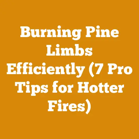 Burning Pine Limbs Efficiently (7 Pro Tips for Hotter Fires)