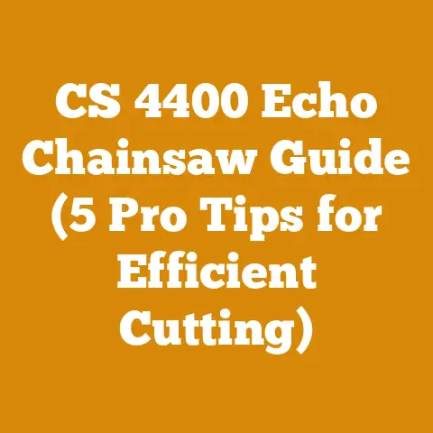 CS 4400 Echo Chainsaw Guide (5 Pro Tips for Efficient Cutting)