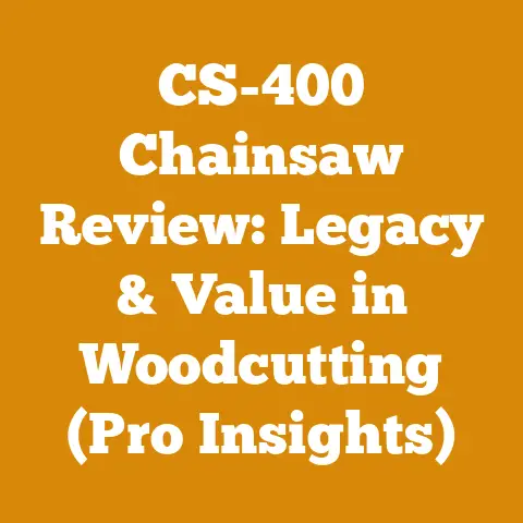 CS-400 Chainsaw Review: Legacy & Value in Woodcutting (Pro Insights)