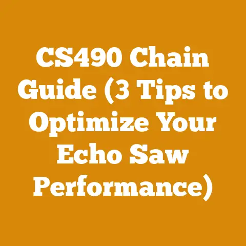 CS490 Chain Guide (3 Tips to Optimize Your Echo Saw Performance)