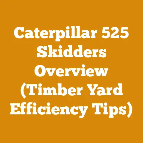 Caterpillar 525 Skidders Overview (Timber Yard Efficiency Tips)