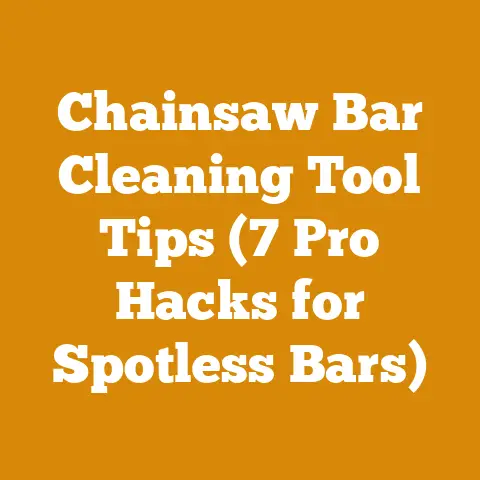 Chainsaw Bar Cleaning Tool Tips (7 Pro Hacks for Spotless Bars)