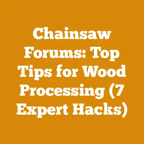 Chainsaw Forums: Top Tips for Wood Processing (7 Expert Hacks)