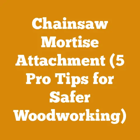 Chainsaw Mortise Attachment (5 Pro Tips for Safer Woodworking)