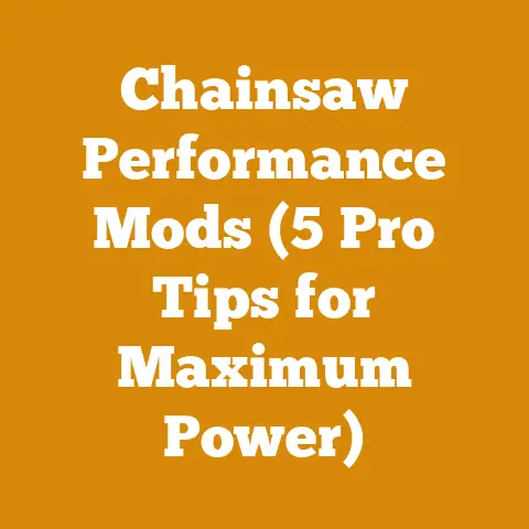 Chainsaw Performance Mods (5 Pro Tips for Maximum Power)