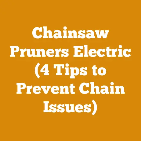 Chainsaw Pruners Electric (4 Tips to Prevent Chain Issues)