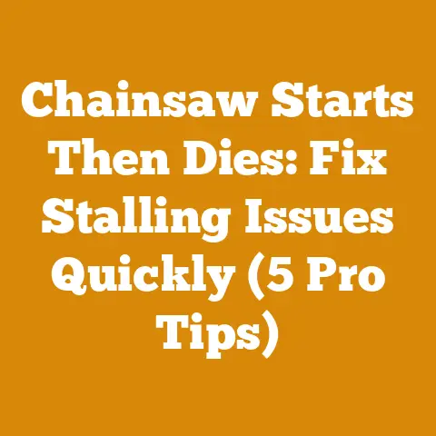 Chainsaw Starts Then Dies: Fix Stalling Issues Quickly (5 Pro Tips)