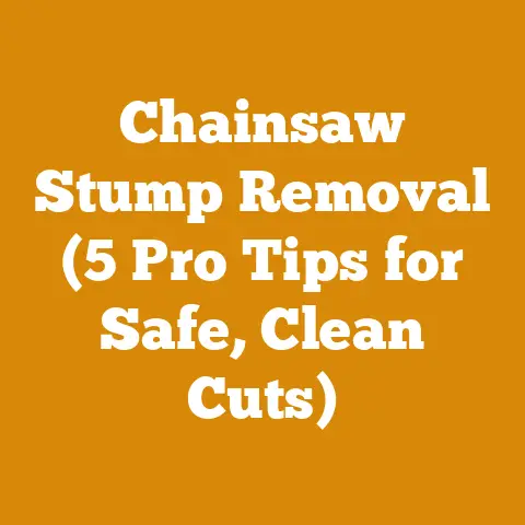 Chainsaw Stump Removal (5 Pro Tips for Safe, Clean Cuts)