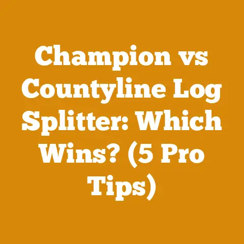 Champion vs Countyline Log Splitter: Which Wins? (5 Pro Tips)