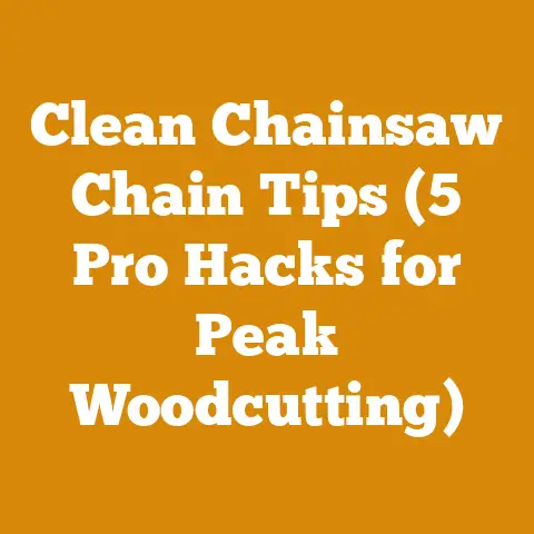Clean Chainsaw Chain Tips (5 Pro Hacks for Peak Woodcutting)