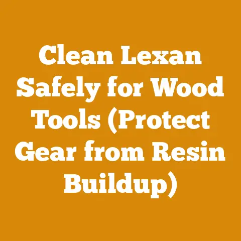 Clean Lexan Safely for Wood Tools (Protect Gear from Resin Buildup)