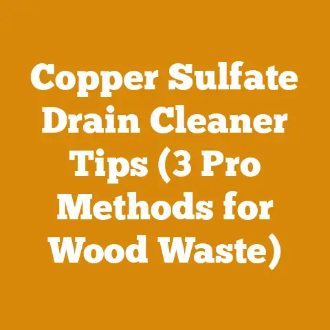Copper Sulfate Drain Cleaner Tips (3 Pro Methods for Wood Waste)