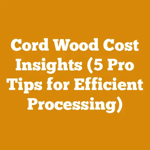 Cord Wood Cost Insights (5 Pro Tips for Efficient Processing)