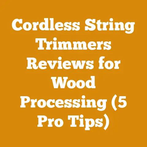 Cordless String Trimmers Reviews for Wood Processing (5 Pro Tips)
