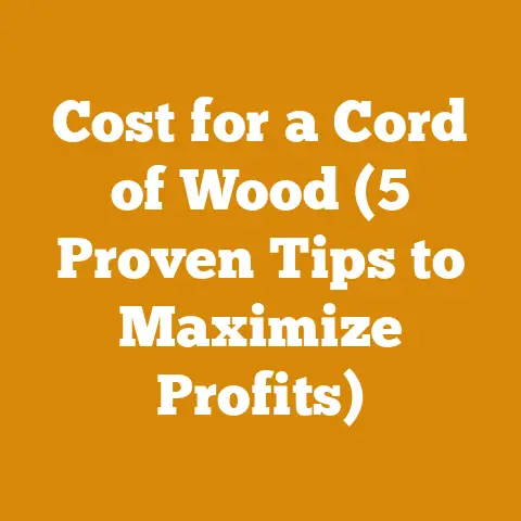 Cost for a Cord of Wood (5 Proven Tips to Maximize Profits)
