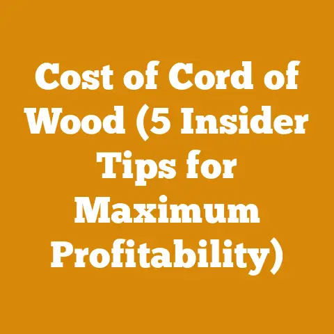 Cost of Cord of Wood (5 Insider Tips for Maximum Profitability)