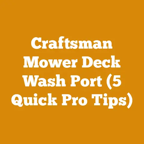 Craftsman Mower Deck Wash Port (5 Quick Pro Tips)