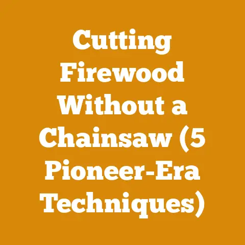 Cutting Firewood Without a Chainsaw (5 Pioneer-Era Techniques)