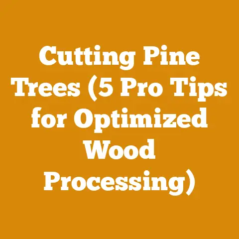 Cutting Pine Trees (5 Pro Tips for Optimized Wood Processing)