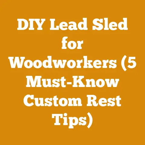 DIY Lead Sled for Woodworkers (5 Must-Know Custom Rest Tips)