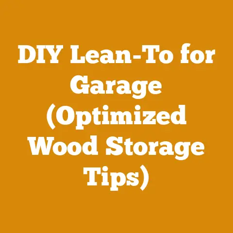 DIY Lean-To for Garage (Optimized Wood Storage Tips)