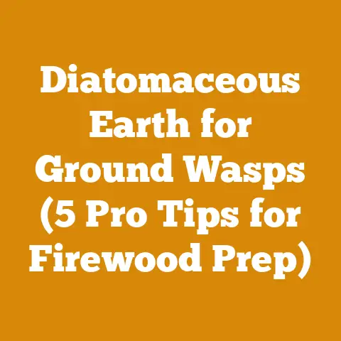 Diatomaceous Earth for Ground Wasps (5 Pro Tips for Firewood Prep)